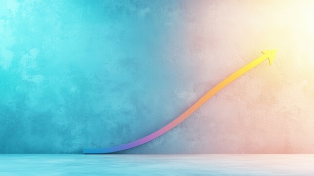 Progress Graph showing upward trends in sales and revenue, symbolizing company progress.