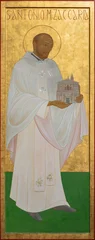 Fototapeten Jesus Christus MONZA, ITALY - MARCH 19, 2026:  The icon of St. Anthony Maria Zaccaria in the church Chiesa di Santa Maria al Carrobiolo by unknown artist.   © Renáta Sedmáková