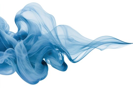 Ink swirls in water, creating captivating shapes and flowing patterns