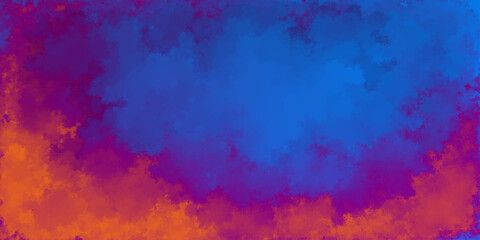 Fototapeta premium Abstract colorful watercolor background with vibrant paint texture and artistic grunge design
