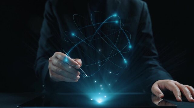 ERP platform visual showing centralized system for enterprise resource planning, improving integration, data flow, business efficiency, finance, inventory, and human resources. Elide