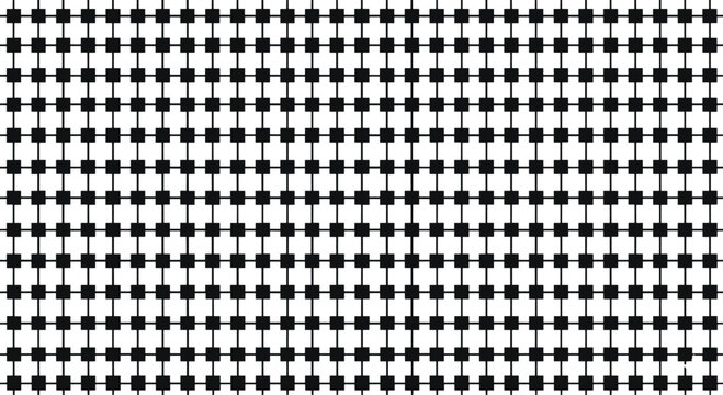 Minimalist black grid pattern vector, geometric square mesh background, abstract technical net texture for architectural design and web overlays