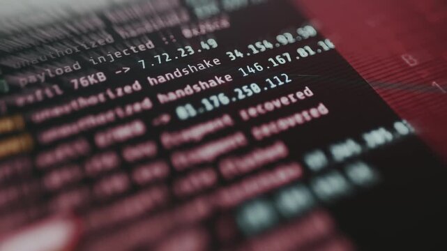 Log entries from a firewall, IP addresses attempting to connect