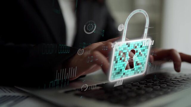 Cyber security protection and cyber security strategies against cyber threats, system hacks, digital breaches, network attacks, and safeguarding data with strong cyber security infrastructure. Thunk