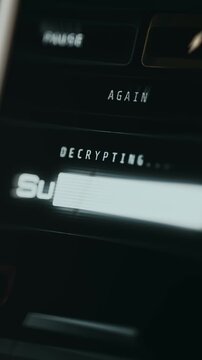 Decrypting process for password recovery