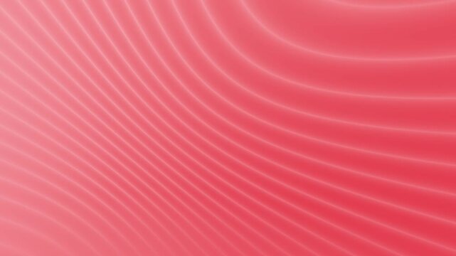 Abstract red background featuring elegant smooth waves with soft lighting motion gradient flow pattern for creative digital projects or multimedia video production elements captured in seamless loop.