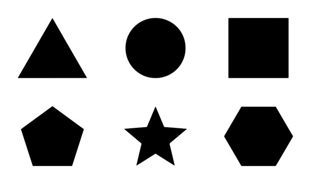 Geometric Shapes Collection: Basic Forms, Icons, Vector Elements for Design