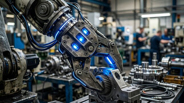 Industrial Robot Arm Gripping Gear: Automation in Manufacturing