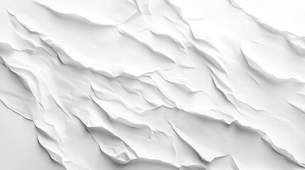 Obraz premium Abstract white paper background featuring elegant soft folds and clean minimalist textures for artistic design projects