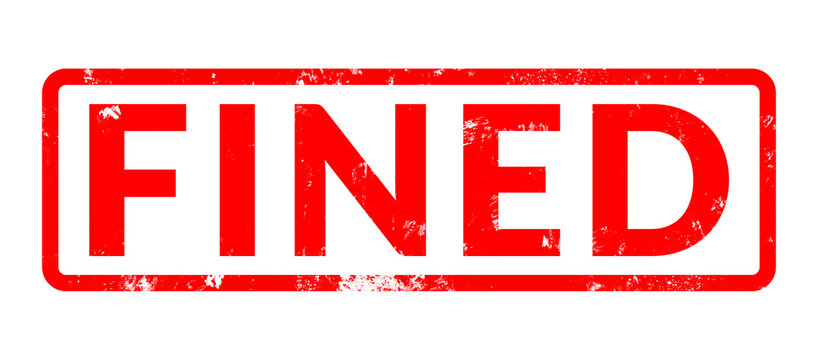 Red fined grunge rubber stamp seal icon isolated transparent background
