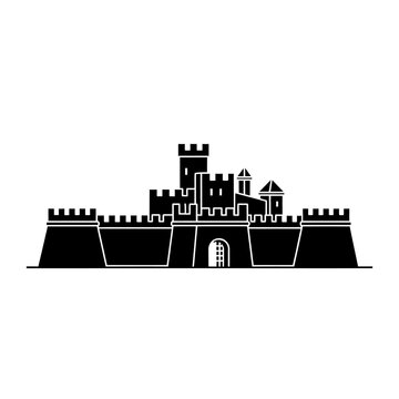 Medieval Castle Architecture Design.