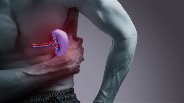 Warning signs from pain in the left rib cage.