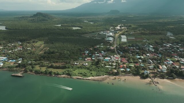 Sematan is a peaceful, scenic coastal beach town located at the southwestern tip of Sarawak, Malaysia, approximately 100 kilometres from Kuching,Great For Video Clip.