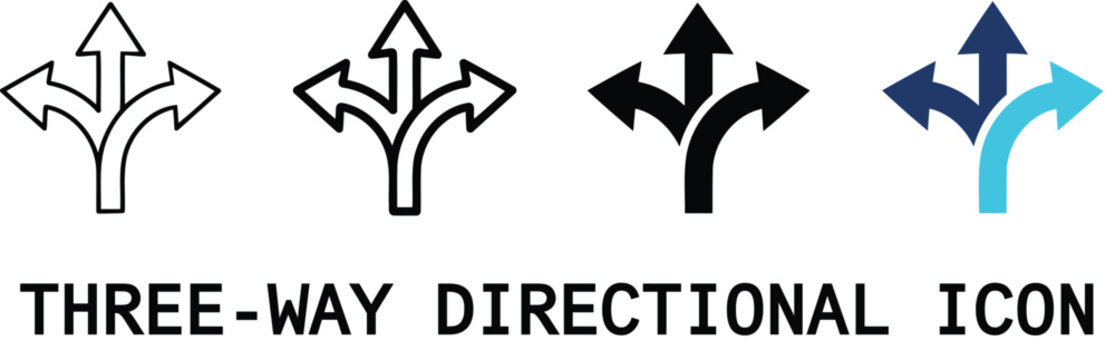 Decision making arrows transparent background