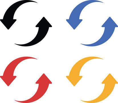 Vector illustration of round internet browser navigation forward arrow sign buttons collection layout vector