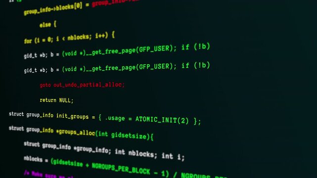 High-tech digital interface displaying system source code syntax and cyber security encryption data logs.