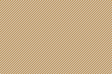 Fototapeta premium Ochre Retro Argyle Grid - Scripted Content Generative Art: Vintage Amber Orange and White Rhombus Texture, Modern Argyle Mesh and Teal Contour Lines Geometric Pattern