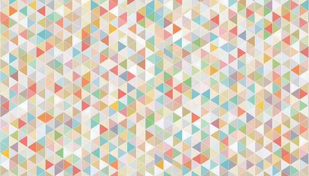 Vibrant colorful geometric mosaic background texture.