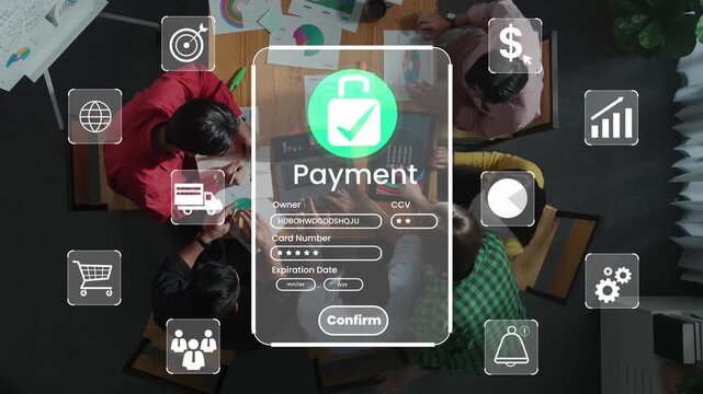Secure Online Payment Processing with Digital Lock and User Interface for E-commerce Transactions and Financial Interactions in Modern Business Environment Gluon.