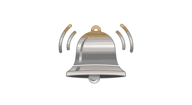 Silver Bell Ringing Loudly Alert.