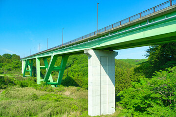 栃木県那須郡那須町　那須と那須塩原を結ぶりんどう大橋 © TNK