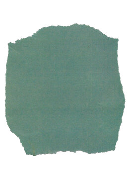 Blue Torn Paper Piece Ripped Magazine Effect