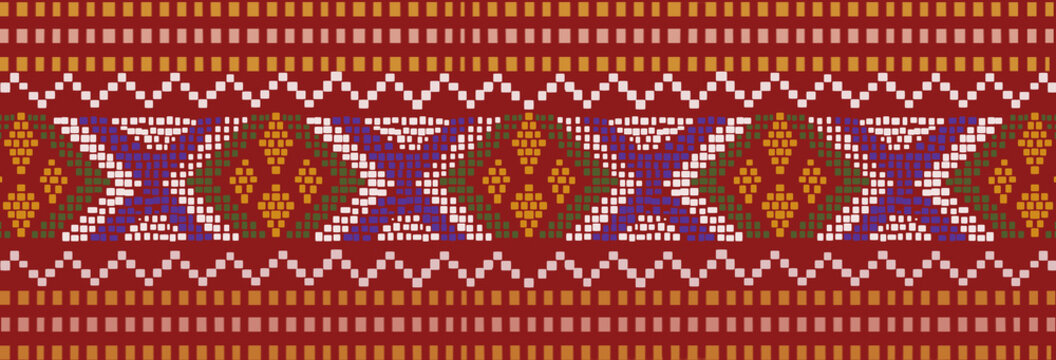 Batak ethnic ulos cloth pattern