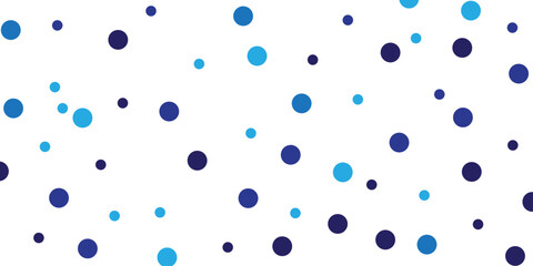 Obraz premium seamless dots textile bubble overlap fabric art circle rain drops polka drop blue creative decor corporate wallpaper design .