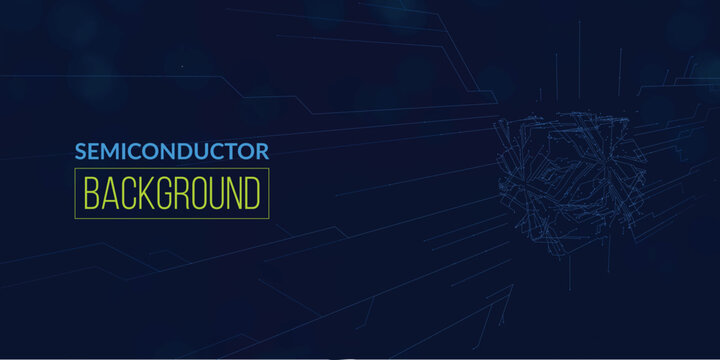 Circuit lines explosion semiconductor background visual