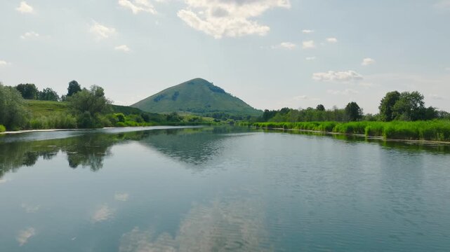 Shihan Toratau Mount. Republic of Bashkortostan. Famous nature landscape