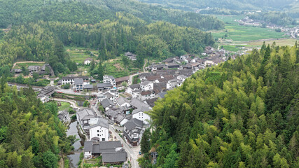 Obraz premium aerial view of the city of salzburg austria