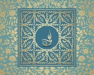 Oil lamp, Diwali greetings , royal Rajasthan, India  © SIRIUS*
