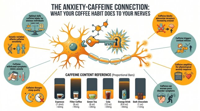 Caffeine and anxiety connection: anxiety management tips for nervous system health
