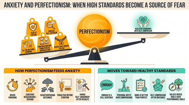 Perfectionism and anxiety management tips when high standards cause fear