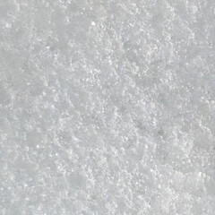 Fototapeta premium Macro shot of frozen diamond dust snow surface