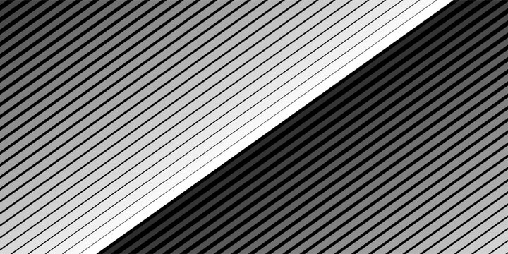 Half tone line pattern. Faded halftone black lines. Fading gradient background. Horizontal abstract geometric texture with parallel stripes. Gradient pattern. Vector illustration on white background