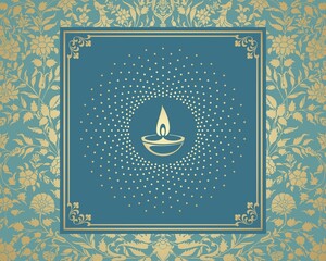 Oil lamp, Diwali greetings , royal Rajasthan, India  © SIRIUS*