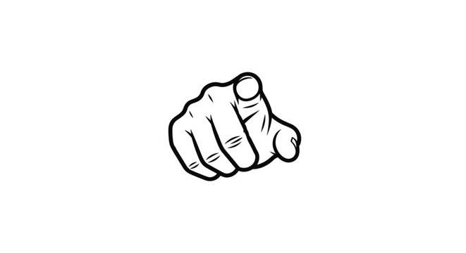 Fist gesture with thumb sideways.