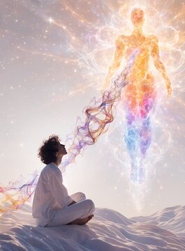 Connection with the Higher Self Through Cosmic Light