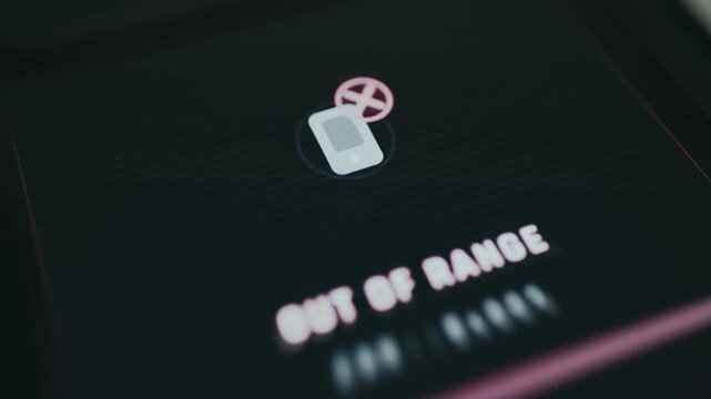 Out of range icon representing communication breakdown