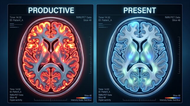 Brain scans compare productive