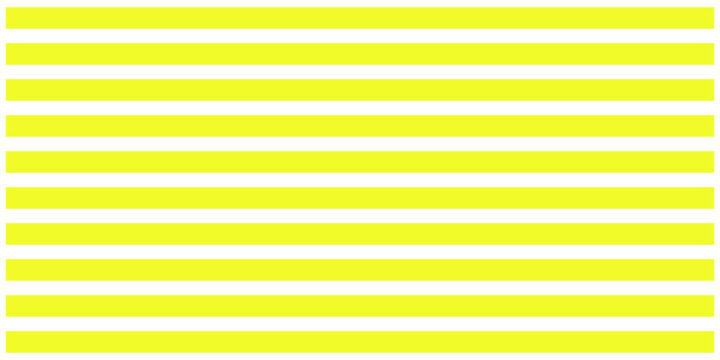 Vibrant Neon Yellow and White Horizontal Stripes Pattern Background Modern Minimalist Seamless Geometric Parallel Line Texture Vector Illustration for Creative Banner