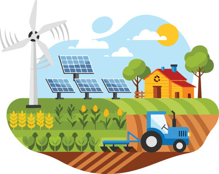 Sustainable Farming with Renewable Energy Sources.