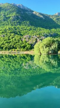 Scenic Morning Fog and Forest Reflections in Seydisehir Kugulu Park