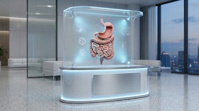Human Digestive System Hologram