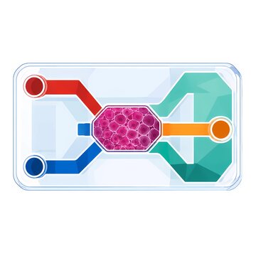 Abstract Organ-on-Chip Microfluidic Device for Biomedical Research
