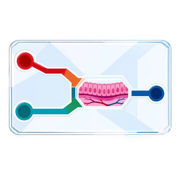 Abstract Organ-on-Chip Microfluidic Device for Biomedical Research
