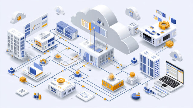 Modern Cloud Computing Data Center Infrastructure.