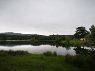 Obraz premium lake in the morning