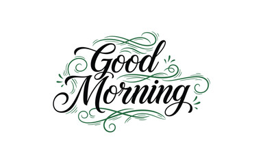 Good morning calligraphic greeting © MahfuzurRahman